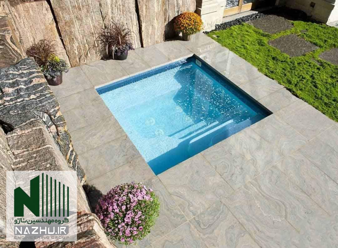 صفر تا صد روش و مراحل ساخت جکوزی و بررسی قیمت و هزینه طراحی و اجرای جکوزی بتنی یا پیش ساخته خانگی یا استخر + فیلم ساخت جکوزی / چگونه جکوزی بسازیم